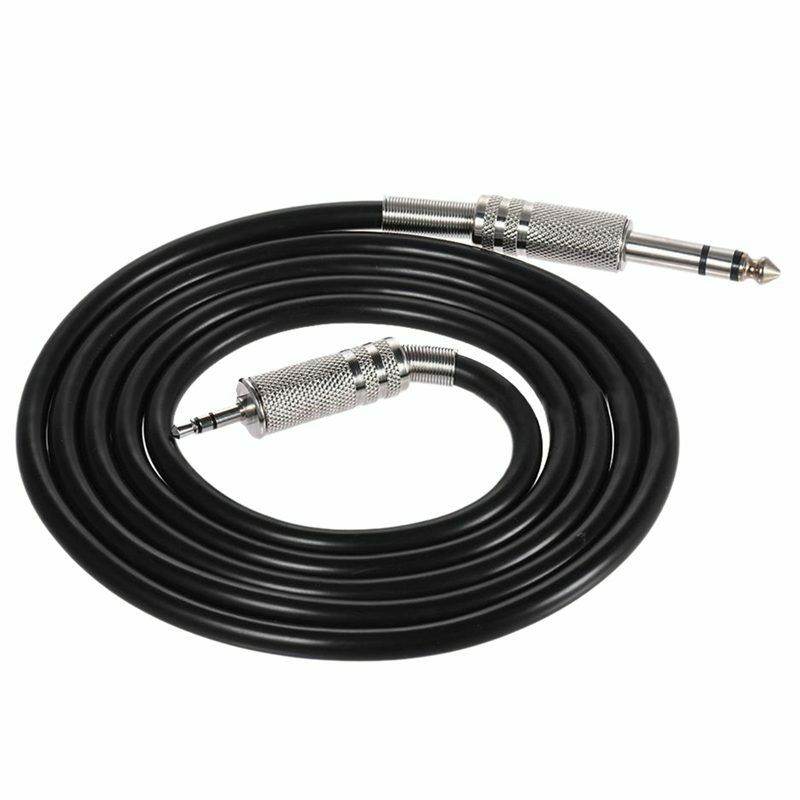 4.9ft 3.5mm 1/8 inch Male to 6.35mm 1/4 inch Male TRS Stereo Audio Cable Ho I8Q7