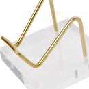 Acrylic Display Stand Geode Fossils Minerals Relics Rocks Holder Display