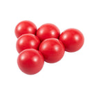 6 pcs M6 bushing thread 25mm diameter plastic ball knob red handle J5E3
