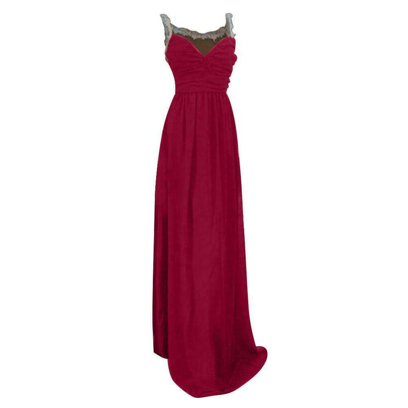 Sexy Women Off Shoulder Strapless Evening Party Cocktail Gown Maxi Dress L