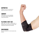 Nylon Breathable Gym Sports Elastic Elbow Bandage Arm Support Brace Pads