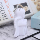 Velvet Jewelry Box Lovely Angel Necklace Display Gift Container Engagement S Ew