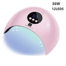 36W Phototherapy Machine Nail Polish Dryer Fast Dry Three-speed Timing Nail OZ