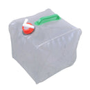 20L PVC Foldable Water Container Bags Outdoor Camping Water Carrier Bucket A