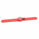 Child Boy Girl Ladybug Adorable Cartoon Silicone Watch - Color: Red