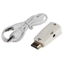 Portable 1080P USB HDMI Male to VGA Audio Female TV AV Converter Adapter