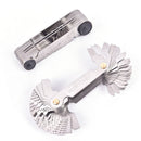 58pcs/set Screw Gauge Whitworth 55 Degree Metrisch 60 Degree Thread Pitch Ga Cy