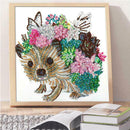 5D DIY Special Shaped Diamond Painting Dog Cross Stitch Mosaic Craft Kits