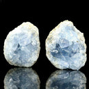 Natural Quartz Sky Blue Crystal Stone Chip Minerals Rock Craft Healing Deco Y0O1