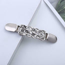 Hollowed Flower Clothing Collar Clips Brooch Unisex Cardigan Sweater Pins