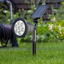 7 LED Solar Lawn Lamp Waterproof Light Control Inserting Floor Garden Light A