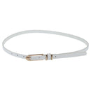 Fashion Lady Women Waistband Pu Leather Belt (White)