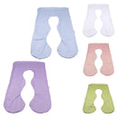 Pregnancy Pillow Case Replace Cover Fits 46"x26" U Shape Body Pillow Violet