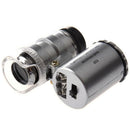 Mini 60x LED Pocket Microscope Jeweler Magnifier Adjustable Loupe