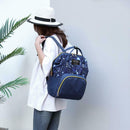Star Sky Mommy Maternity Backpacks Nursing Baby Diaper Bags (Dark Blue)