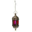 Moroccan Hanging Candle Lanterns Candlestick Decor Home, Wedding, Cafe, Bronze