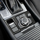 Car Smooth Carbon Fiber Central Control Panel for Mazda Axela Left Drive 20 B1S6