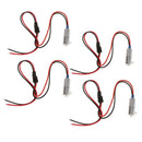 4Pcs Led Light Source Illuminator Car Ceiling Fiber Optic Light Red & White