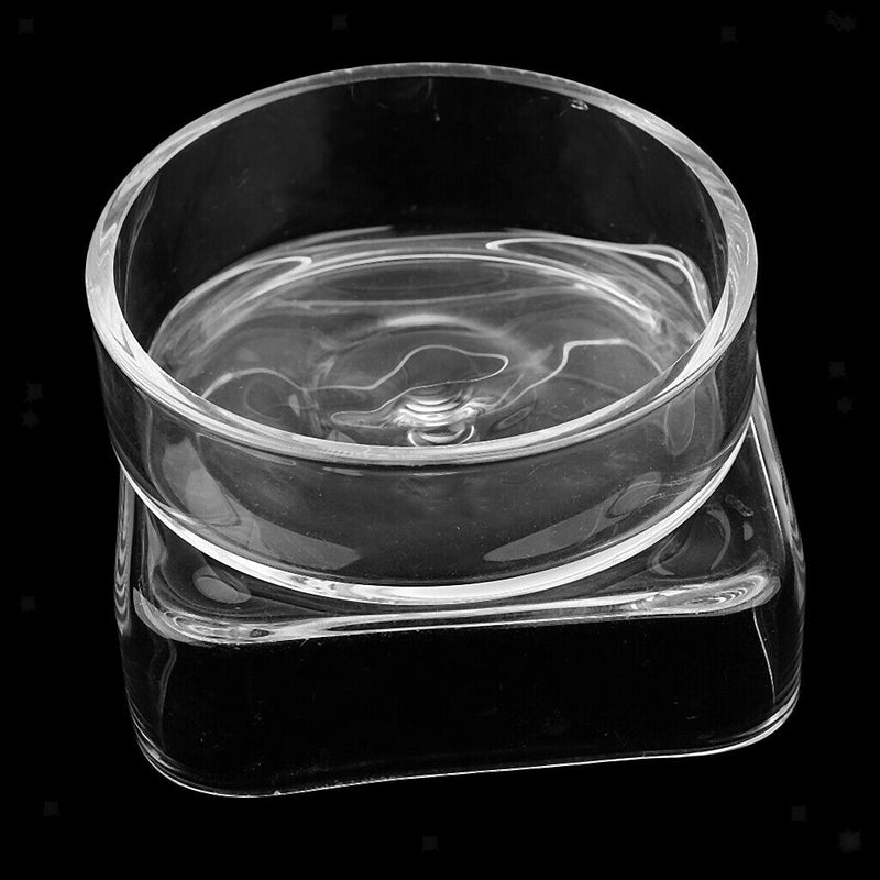 2Pcs Aquarium Fish Tank Glass Shrimp Food Dish with Acrylic Feeding Tube 40cm