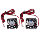 2x Brushless Cooling Fan DC 24V 4010 9 Blade 40x40x10mm 2 Pin Sleeve-bearing