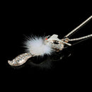 Women Sweater Necklace Diamond Long Chain Owl Fox
