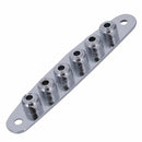 1 Pcs Electric Guitar Bridge String Thru Body Ferrules Bushing Plate - Silv