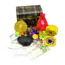 Pirate Treasure Chest (Size: 5.51x4.33x3.94inch) Perfect for Pirate Play Set,