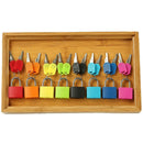 Wooden Tray Locks Set Educational Toys For Children Preschool Sensorial Mat