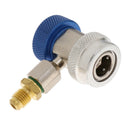 2Pcs R134A Quick Connect Adapter Air Conditioning Extractor 1/4" SAE HVAC