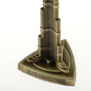 Alloy Dubai Halifah Tower Satue World Landmark Building Home Decor Bronze