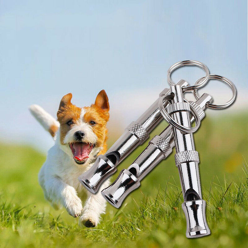Puppy Pet Dog Whistle Two-tone Ultrasonic Flute Stop Barking Sound Repell3c