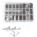 1080PCS M2/M3/M4 Stainless Steel Hex Socket Bolt and Nuts Set Fastener Hard