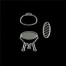 Vivid 6X Weekend BBQ Grill Cutting Dies DIY Photo Album Embossing Paper Cards MO