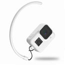 Silicone Case Protective Cover Shell for Gopro Hero 8 Black Camera (White)