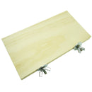 Parrots Pets Bird Wooden Hanging Stand Perch Platform Cockatiel Funny Toys P0F5