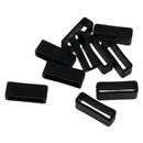 40 Pieces Rubber Wristwatch Watch Strap Band Holder Loop Retaining Retainer