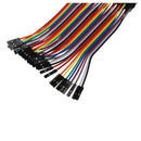 40 x 10 female - female jumper plug / socket jumpers jumper wires