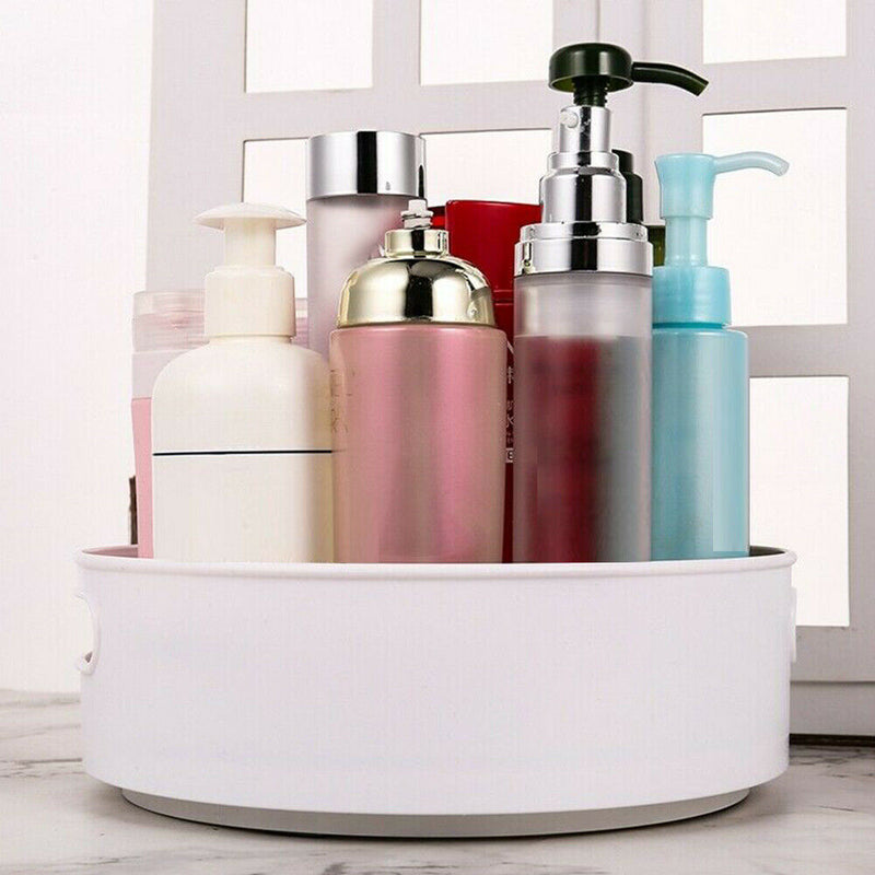 1 x Kitchen Lazy Corner Turntable Rotating Storage Box Container Organizer Rack