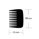 5Pcs Pocket Plastic Comb Super Wide Tooth Combs No Static Beard Comb Small