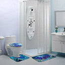 Bath Rug Set, 3-Piece Mat Antislip Bath Rug + Floor Rug + Toilet Cover, UndeU5I8