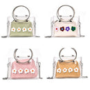 Women'S Solid Color Transparent Jelly Shoulder Bag Ladies Fashion Chain Mes