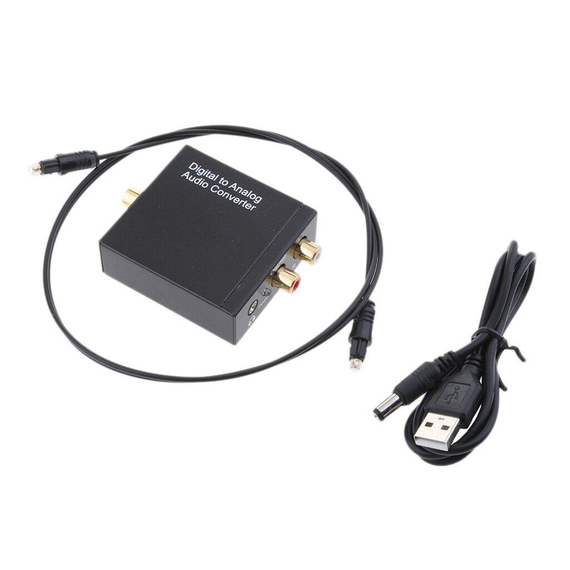 Coaxial Optical  SPDIF To RCA Analog L / R Adapter
