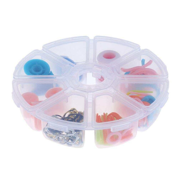 1 Set Knitting Needle Crochet Hooks Sewing Tools Kit Accessories With Case