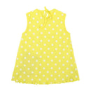 Kids Girl Print Embroidered Dress Summer O Neck Sleeveless Mini Dress (H A