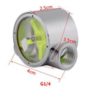 2 Way Computer Water Cooling Flow Indicator Meter G1/4 inch Standard Thread