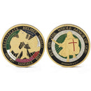 Guard Of God No. 2 Round Commemorative Coins God's Armor Collection Gifts