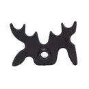 Billiards Cue Rack Bridge Head Cross Antlers Rod Stick Frame Pole Holder BlackLJ