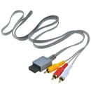 Audio Video AV Composite 3RCA Cable Cord Lead For Wii I6K3 Console.UK A4T5 N6M5