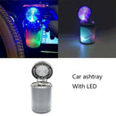 Car Ashtray Holder With Led Light Portable Car Air Vent Smoking Cup Ashtray E8R9