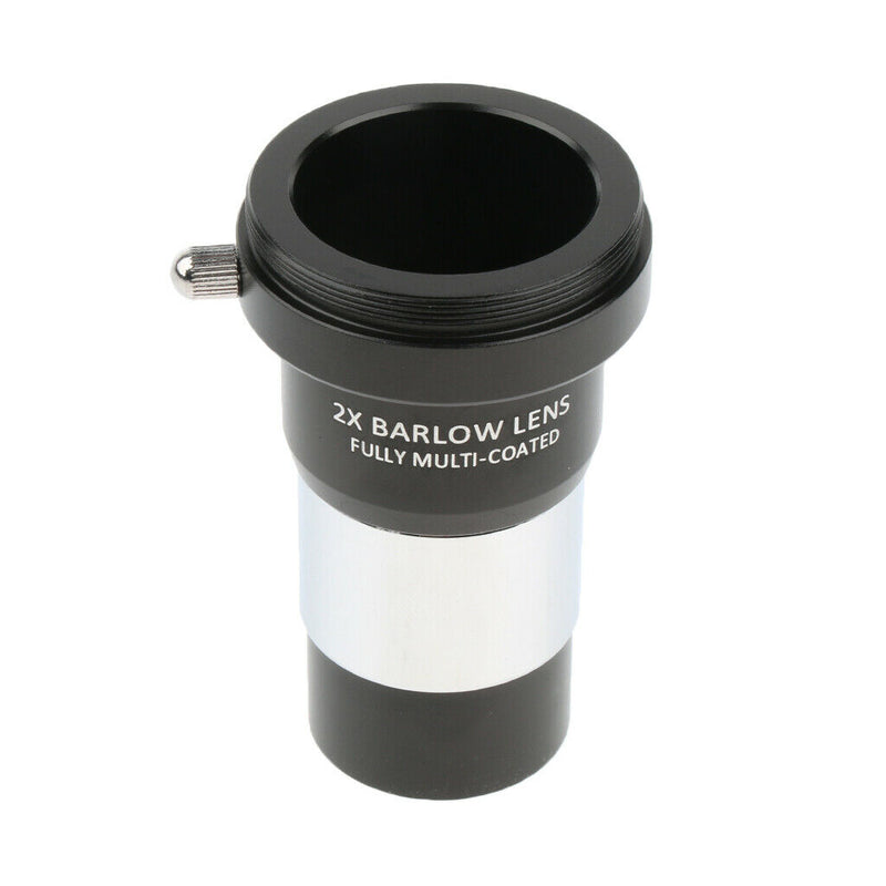 1.25 inch Telescope Barlow Lens 2X Eyepiece T Adapter Universal, with M42 Thread